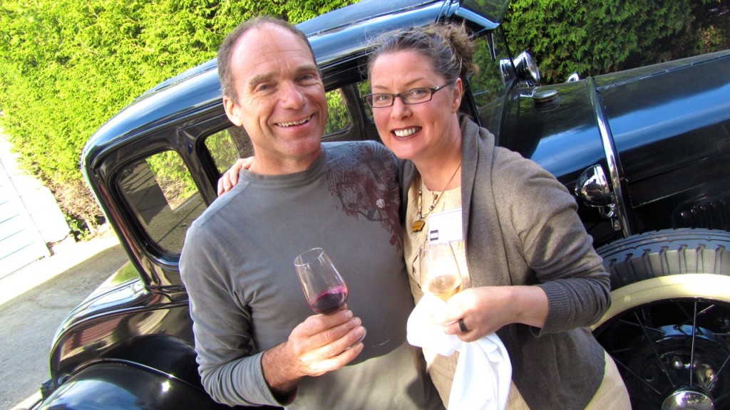 Terry Bremner and Bonita-Jo Magee Raise a Glass